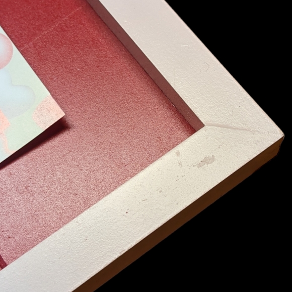 Signature Select Seasons Clip Picture Frame Decor with Easel Pink & Red NWT - Picture 10 of 13